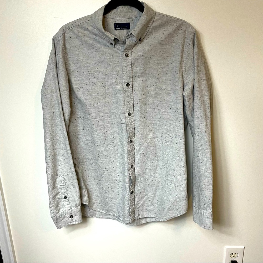 GAP modern oxford button down - size large